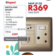 Legrand Switch And Socket Champagne PYONSU44