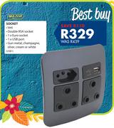 Major Tech Socket USB1