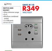 CBi Electric Switch And Socket CBIPS685USBC03-T