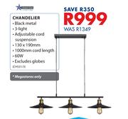Bright Star 60W Chandelier CH531/3
