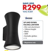 Bright Star Up And Down 50W Facing Lantern L119
