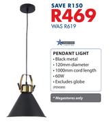 Bright Star 60W Pendant Light PEN589