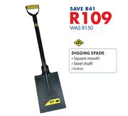 MTS Digging Spade Square Mouth Steel Shaft TIE9850