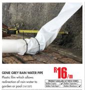 Genie Grey Rain Water Pipe-Per Meter