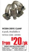 Worm Drive Clamp-Per Pack