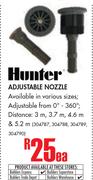 Hunter Adjustable Nozzle-Each