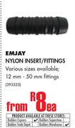 Emjay Nylon Insert/Fittings-Each