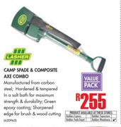 Lasher Camp Spade & Composite Axe Combo