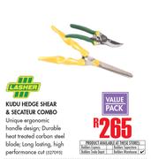 Lasher Kudu Hedge Shear & Speateur Combo