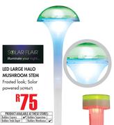 Solar Flair LED Large Halo Mushroom Stem