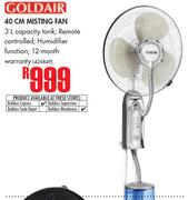 Goldair 40Cm Misting Fan