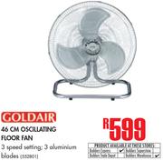 Goldair 46Cm Oscillating Floor Fan