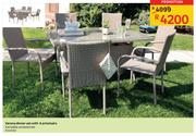 Verona Dinner Set With 6 Armchair 