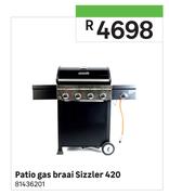 Sizzler 420 Patio Gas Braai