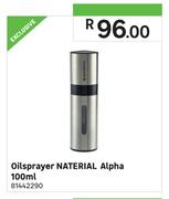 Naterial Alpha 100ml Oil sprayer