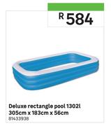 Deluxe Rectangle Pool 1302Ltr 305cm x 183cm x 56cm
