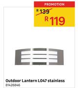 Outdoor Lantern L047 Stainless