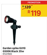 Garden Spike GU10 GS006 Black 35W