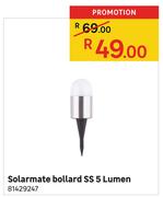 Solarmate Bollard SS 5 Lumen