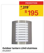 Outdoor Lantern L040 Stainless