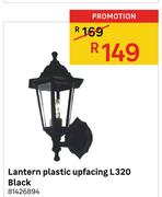 Lantern Plastic Upfacing L320 Black