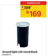 Ground Light LED Round Black