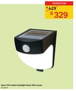 Solar 120 Degree Motion Footlight Black 300 Lumen