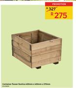Container Flower Rustica-400mm x 400mm x 270mm