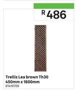 Trellis Lea Brown Th30-450mm x 1800mm