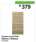 Screen Lucas TH30-900mm x 1800mm