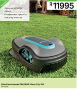 Gardena Robot Lawnmower Sileno City 300