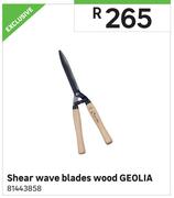 Geolia Shear Wave Blades Wood