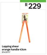 Lopping Shear Orange Handle 43 cm