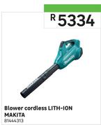 Makita Blower Cordless Lith-Ion