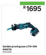 Makita Garden Pruning Saw Lith-Ion