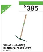 Pickaxe Geolia 2Kg Tri Material Handle-93cm