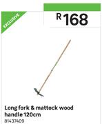 Long Fork & Mattock Wood Handle-120cm