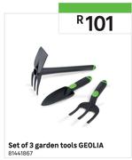 Set Of 3 Garden Tools Geolia