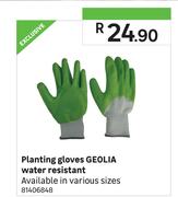 Planting Gloves Geolia Water Resistant