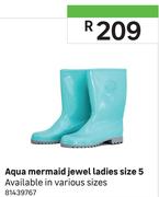 Aqua Mermaid Jewel Ladies Size 5