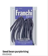 Franchi Seed Bean Purple King-Each