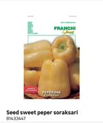 Franchi Seed Sweet Pepper Soraksari-Each