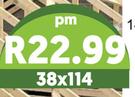 Truss Timber 38 x 114-Per m