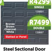 Steel Sectional Door Single