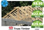 Truss Timber 38 x 38-Per m