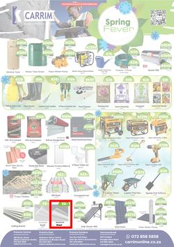 K Carrim Builders Mecca : Spring Fever (19 August - 19 September 2022), page 1