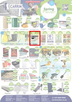 K Carrim Builders Mecca : Spring Fever (19 August - 19 September 2022), page 1