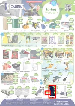 K Carrim Builders Mecca : Spring Fever (19 August - 19 September 2022), page 1