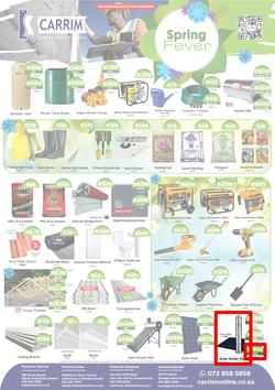 K Carrim Builders Mecca : Spring Fever (19 August - 19 September 2022), page 1