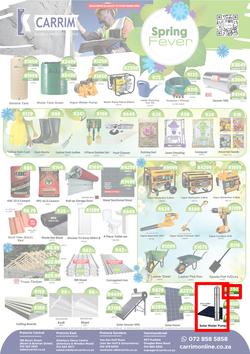 K Carrim Builders Mecca : Spring Fever (19 August - 19 September 2022), page 1